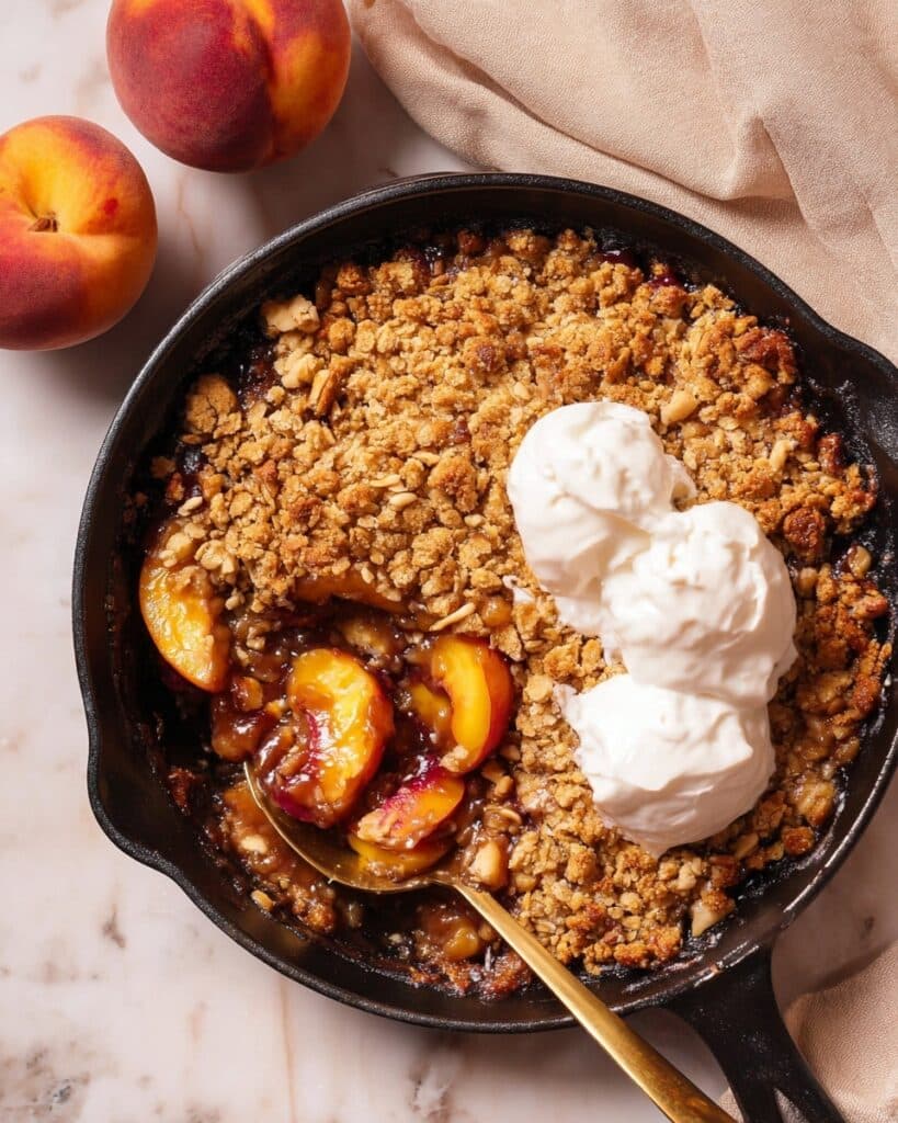 Easy Peach Crumble (Crisp) Recipe