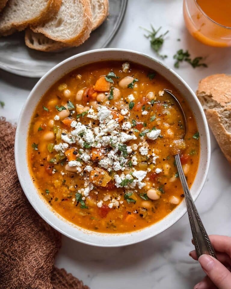 Greek White Bean Soup (Fasolada) Recipe