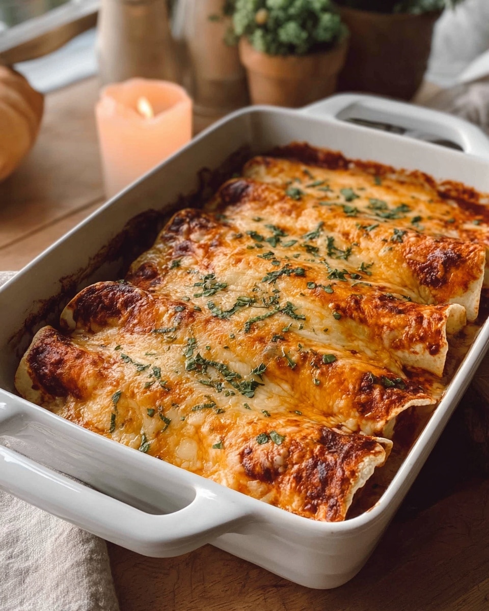 Lentil Enchiladas with Cheddar and Sour Cream Recipe