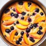 Peach and Blueberry Greek Yogurt Cake Recipe