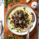 30-Minute Creamy Vegan Mushroom Risotto Recipe