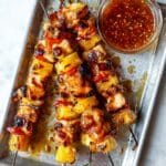 BBQ Pineapple Chicken Kabobs Recipe