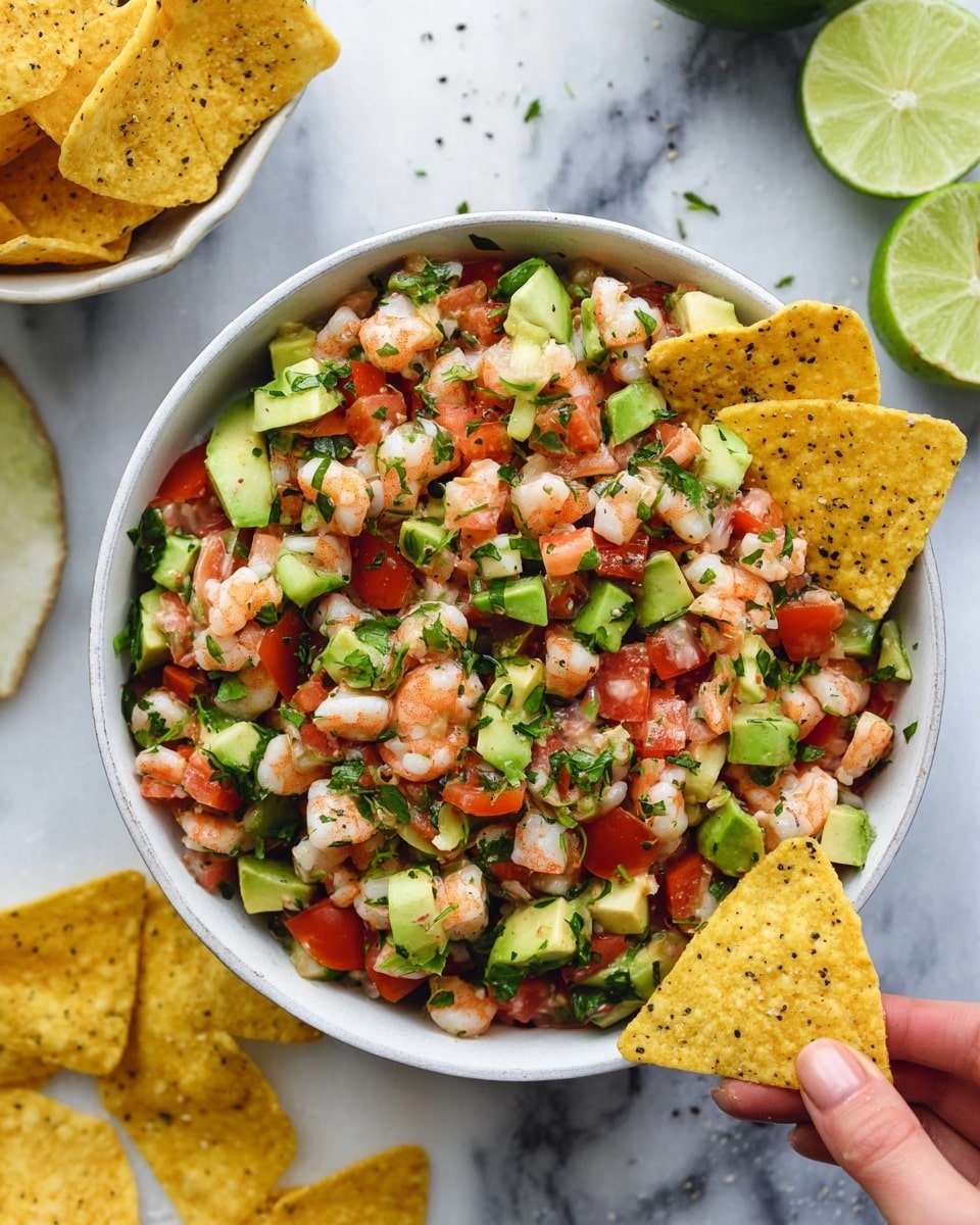 Avocado Salsa Shrimp Salad Recipe
