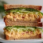 Buffalo Chickpea Salad Sandwich Recipe