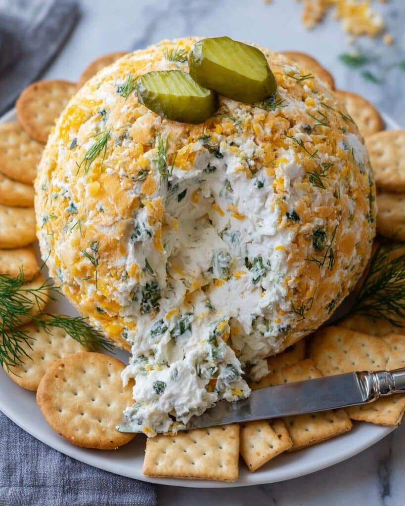 Dill Pickle Cheese Ball Recipe