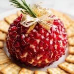 Pomegranate Cheese Ball with Rolo Ornament Recipe