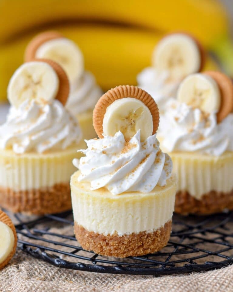 Mini Banana Pudding Cheesecakes Recipe