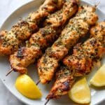 Garlic Parmesan Chicken Skewers Recipe