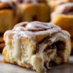 Brioche Cinnamon Rolls with Tangzhong and Cream Cheese Frosting Recipe