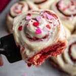 Red Velvet Cinnamon Rolls with Cream Cheese Frosting Recipe