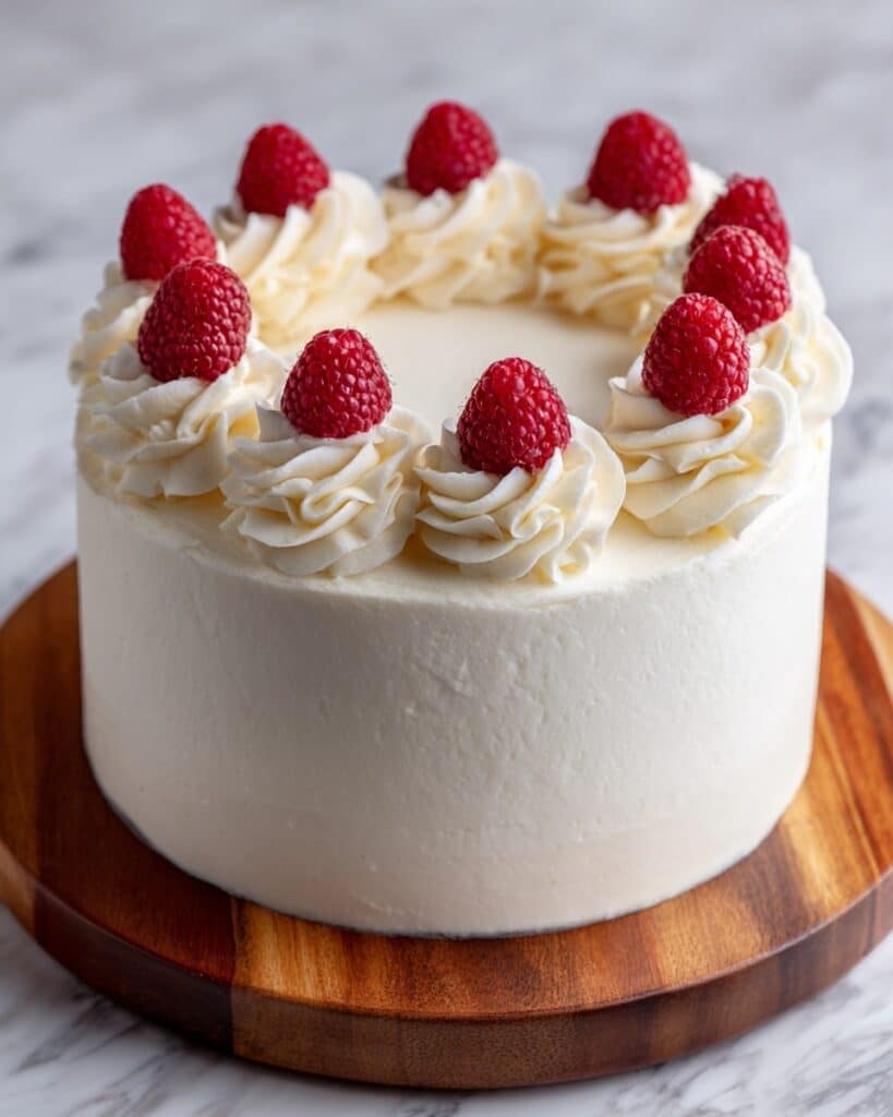 White Chocolate Raspberry Cake Recipe