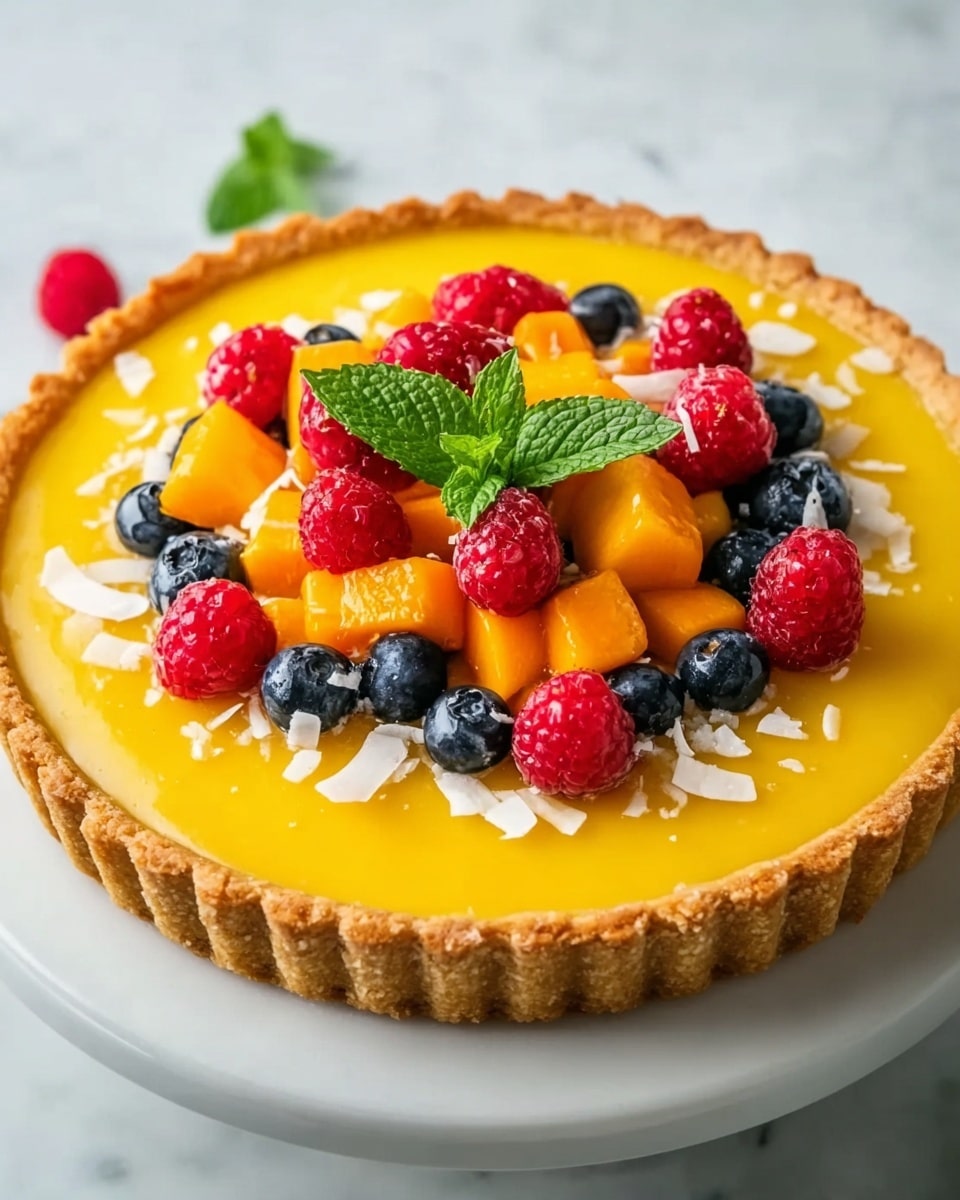 Mango Curd Tart Recipe