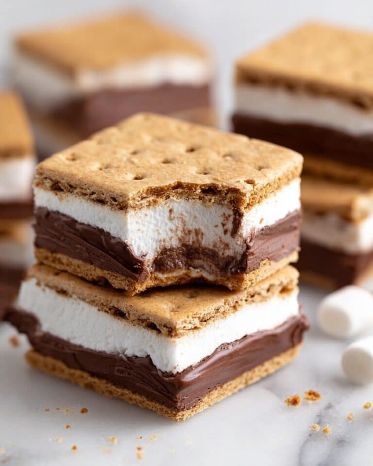 Frozen S’mores Cheesecake Bars Recipe