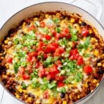 Easy Burrito Bowl Recipe with Ground Beef, Rice, and Veggies Recipe