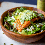 Grilled Salmon Salad with Creamy Cilantro Lime Dressing Recipe