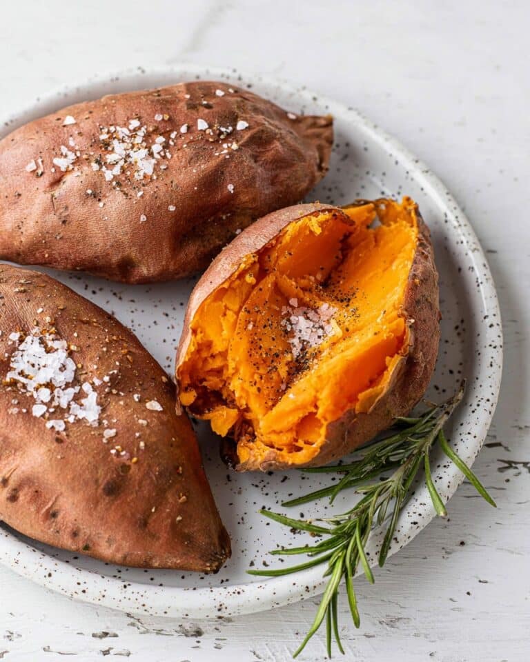 The Perfect Baked Sweet Potatoes Recipe