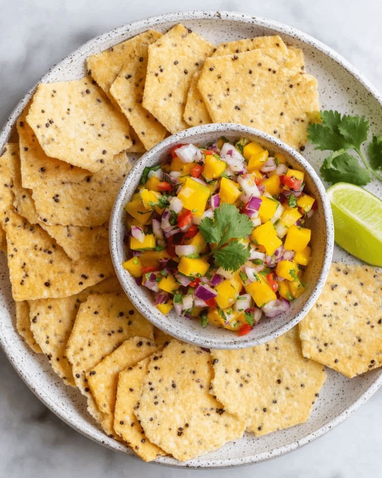 Refreshing Mango Salsa with Jicama and Cilantro Recipe