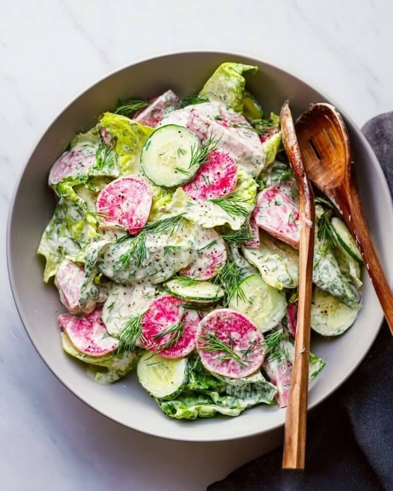 Little Gem Salad with Dilly Ranch Recipe