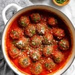 Homemade Italian Meatballs in Rich Marinara Sauce Recipe