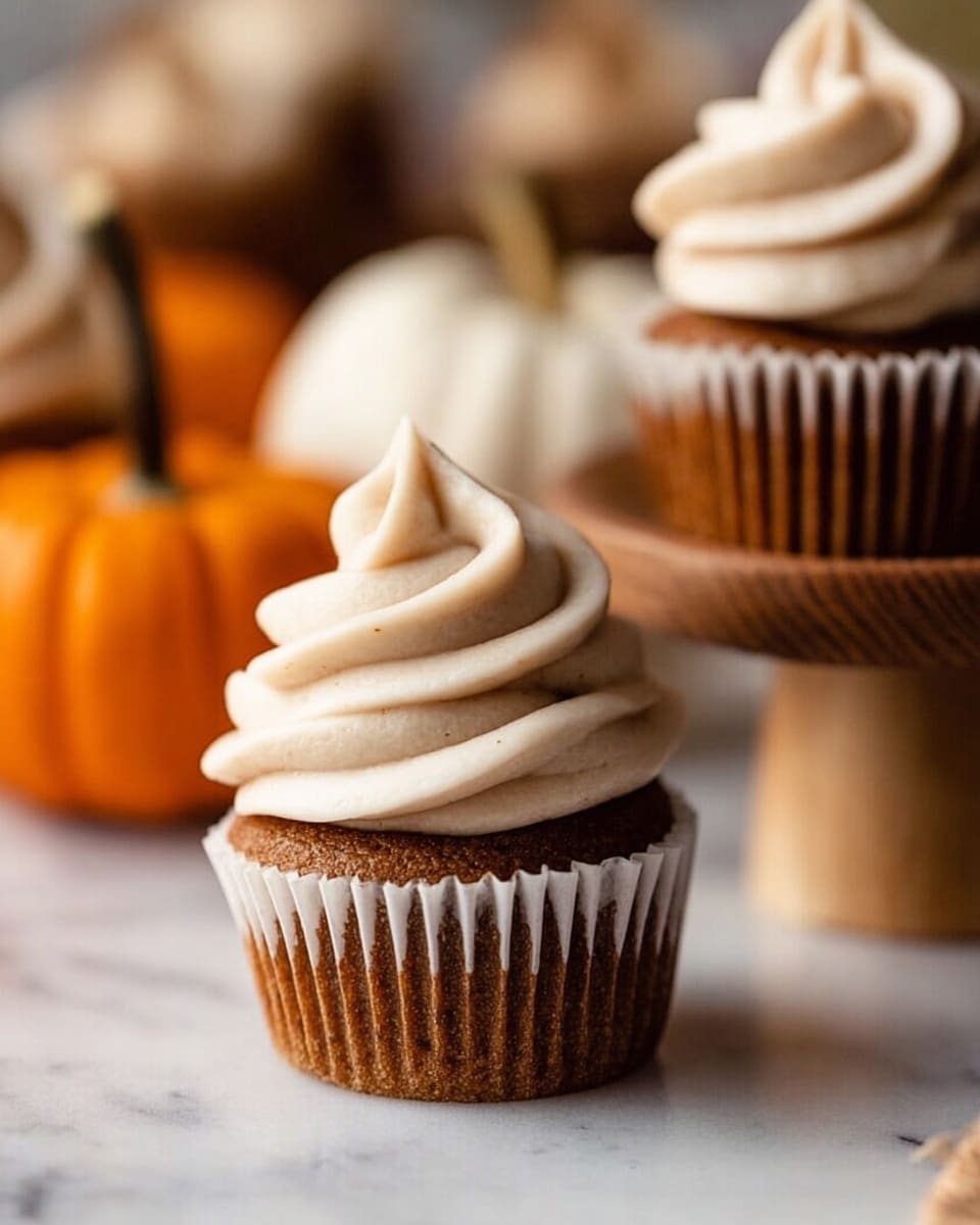 Pumpkin Cupcakes with Brown Butter Cream Cheese Frosting Recipe