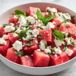 Watermelon and Feta Salad with Mint Recipe