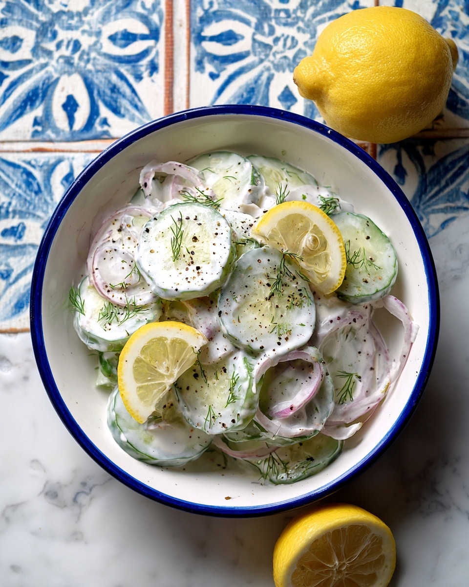 Tzatziki Cucumber Salad Recipe