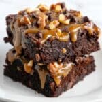 Chocolate Turtle Poke Cake Recipe