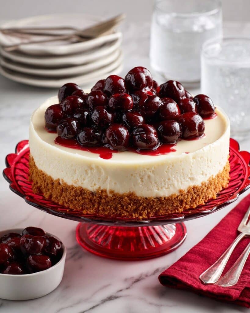 No-Bake Cherry Cheesecake Recipe