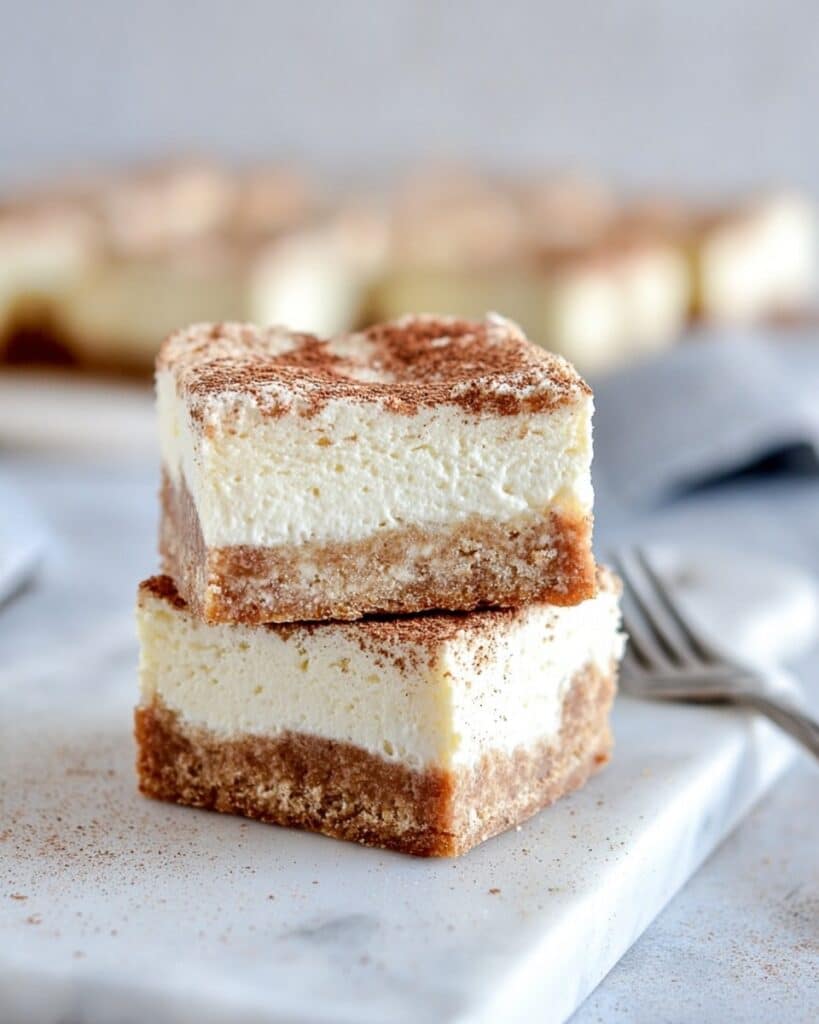 Keto Churro Cheesecake Bars Recipe