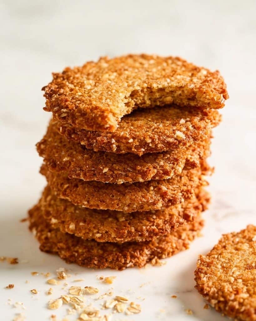 Sugar Free Anzac Biscuits (Keto, Nut Free) Recipe