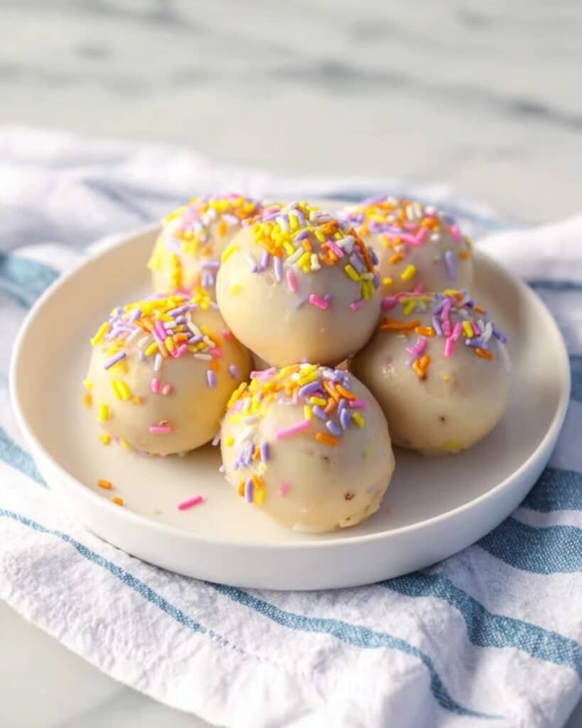 Keto Birthday Cake Balls Recipe