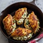 Stuffed Chicken Breast with Cream Cheese, Feta, Spinach, and Sun-Dried Tomatoes Recipe