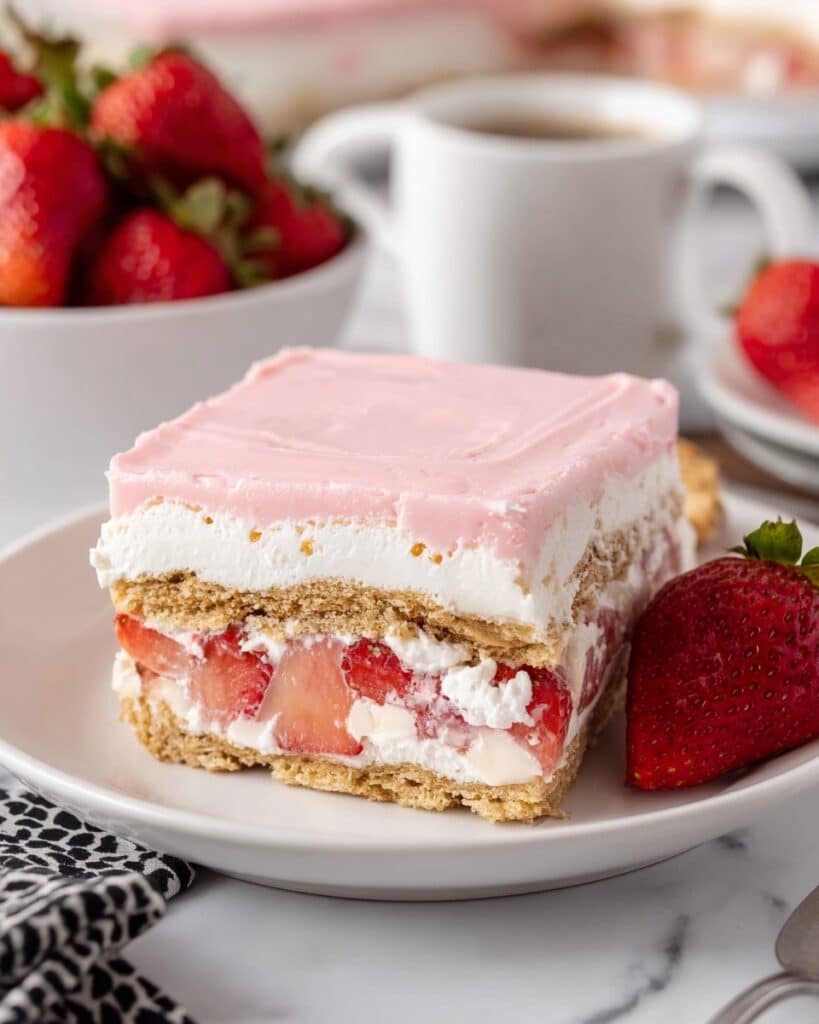 Strawberry Eclair Cake Recipe