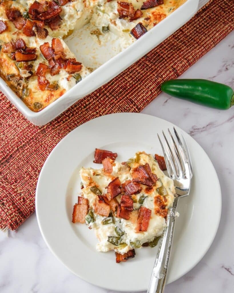 Keto Jalapeno Popper Casserole Recipe