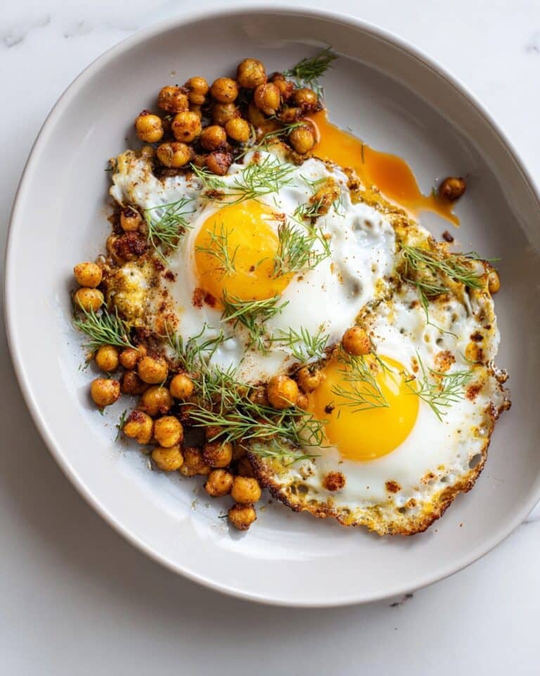 Chickpea Fried Eggs with Za’atar and Calabrian Chili Recipe