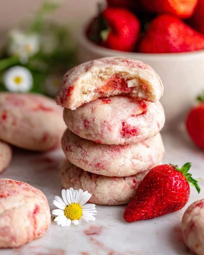 Strawberry Cheesecake Cookies Recipe