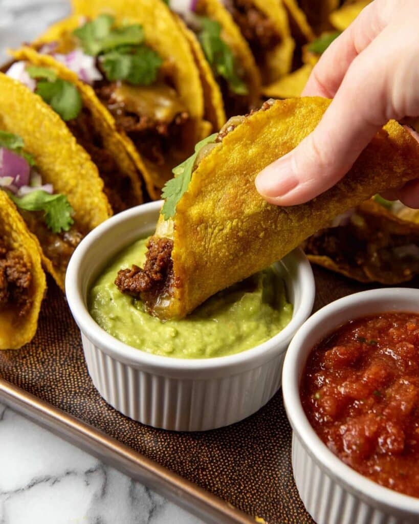 Crispy Ground Beef Tacos Recipe