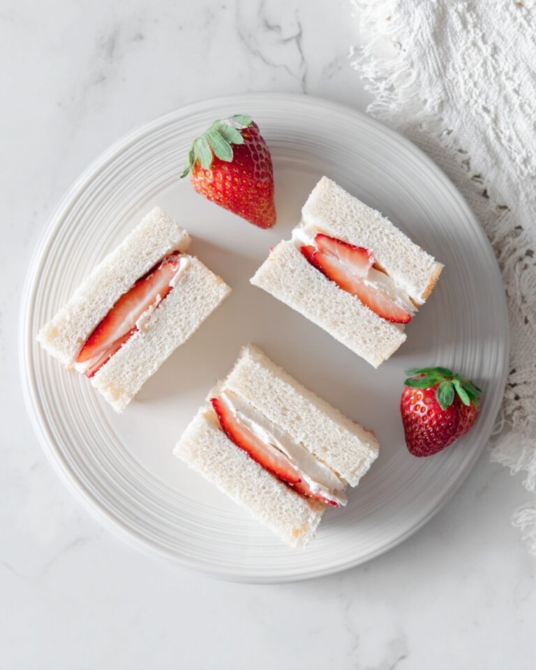 Strawberry Tea Sandwiches Recipe