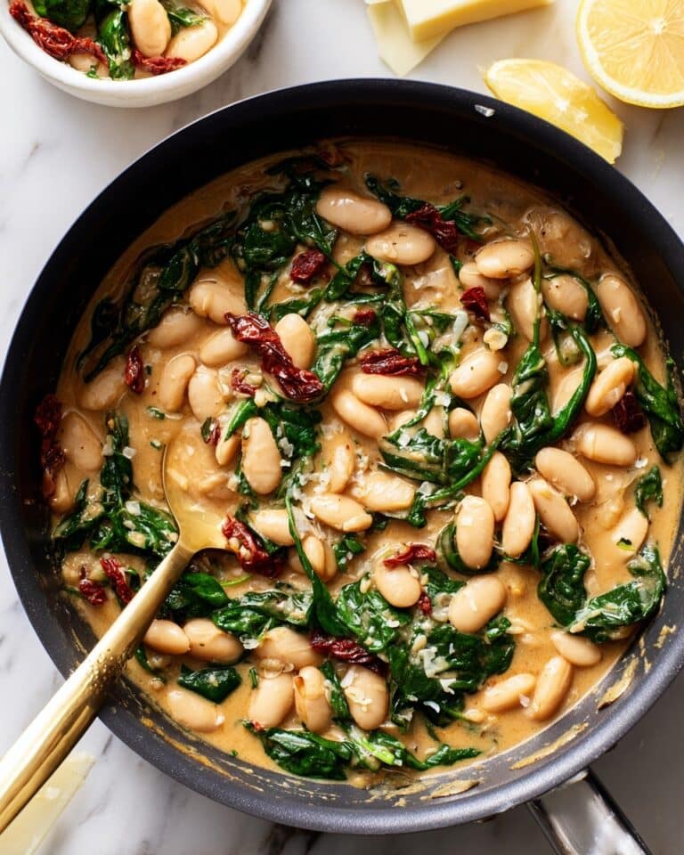 Creamy One Pot Sundried Tomato White Beans Recipe