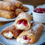 Cherry Cream Cheese Egg Rolls Recipe