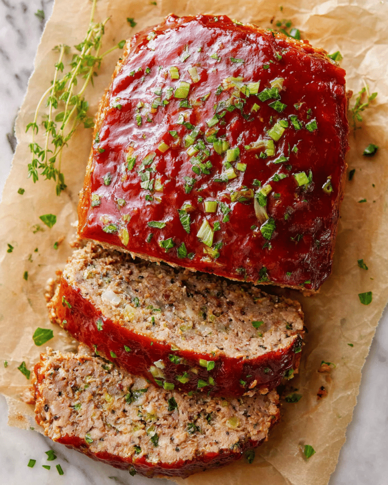 Classic Oven-Baked Meatloaf with Ketchup Glaze Recipe