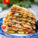 Grilled Vegetable Quesadillas Recipe