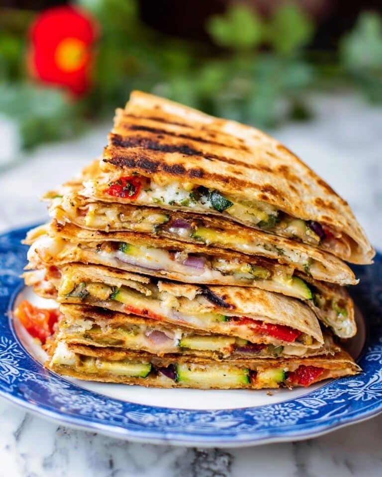 Grilled Vegetable Quesadillas Recipe