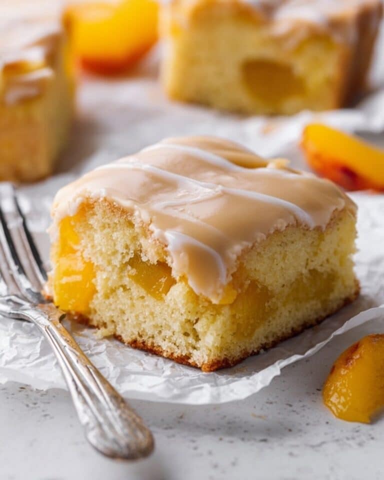 Brown Sugar Peach Cake Recipe