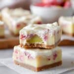 Rhubarb Custard Bars Recipe