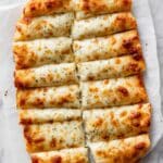 Cheesy Breadsticks Made from Pizza Dough Recipe