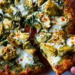 Spinach and Artichoke Pan Pizza Recipe