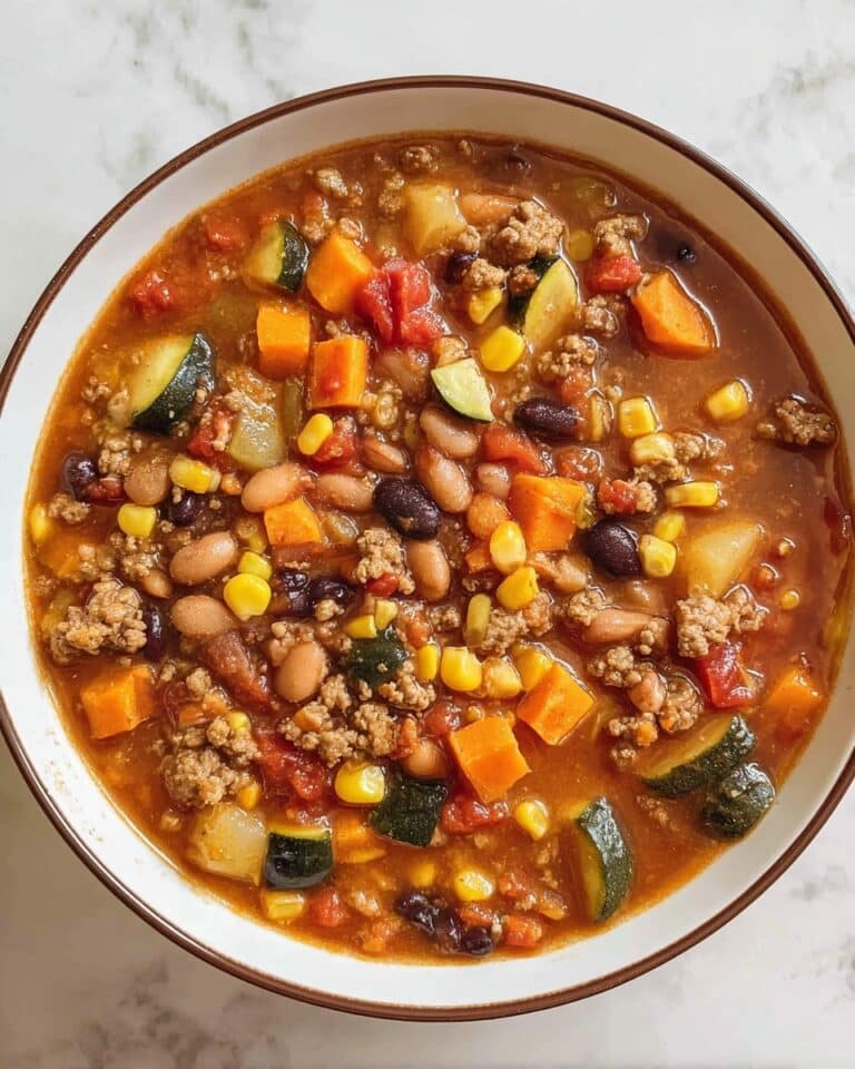 The Best Turkey Vegetable Chili (with Beans, Healthy) Recipe