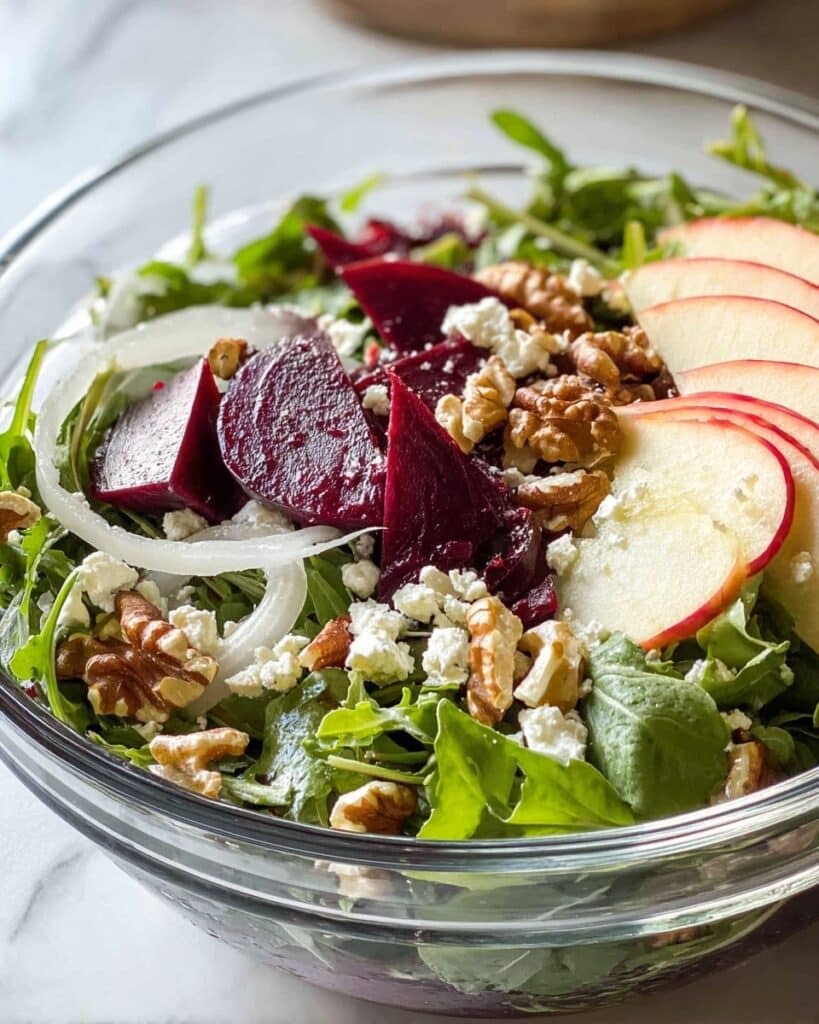 Beet and Arugula Salad with Goat Cheese Recipe