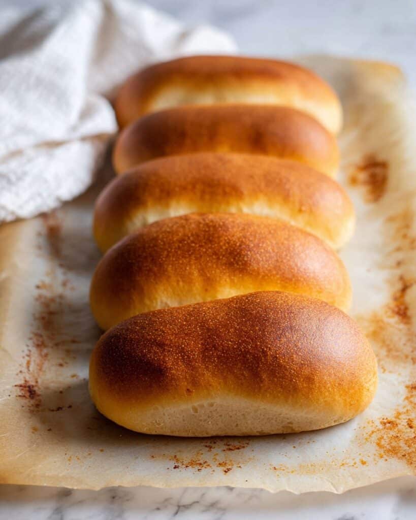 Homemade Sourdough Hot Dog Buns Recipe